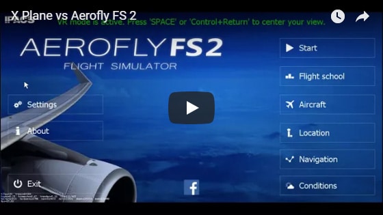 Aerofly Fs 2 VS X plane 11 video