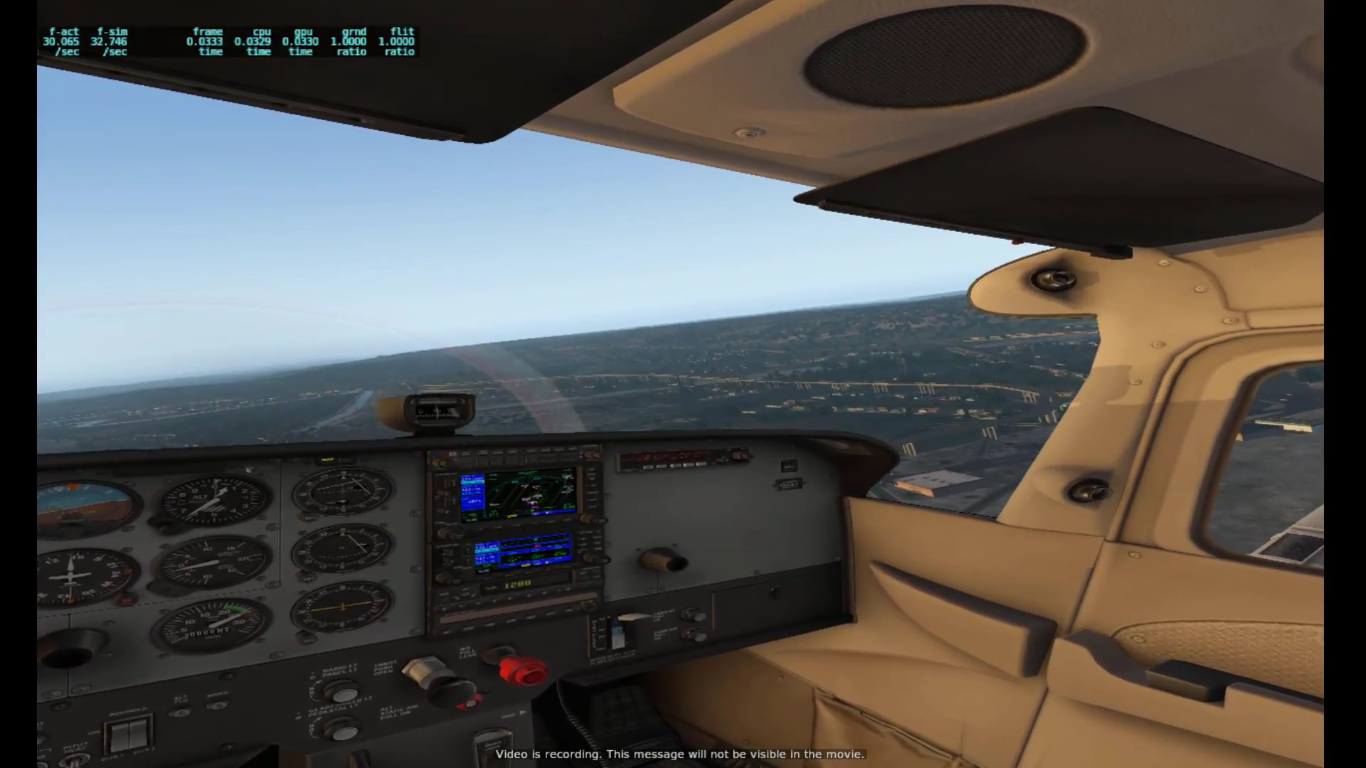X-Plane 11 in VR with Oculus Rift (GTX 1060) - VR Flight World
