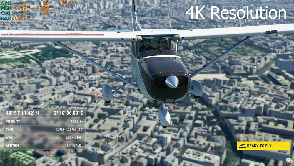 Microsoft Flight Simulator 2020 Performance at 4K